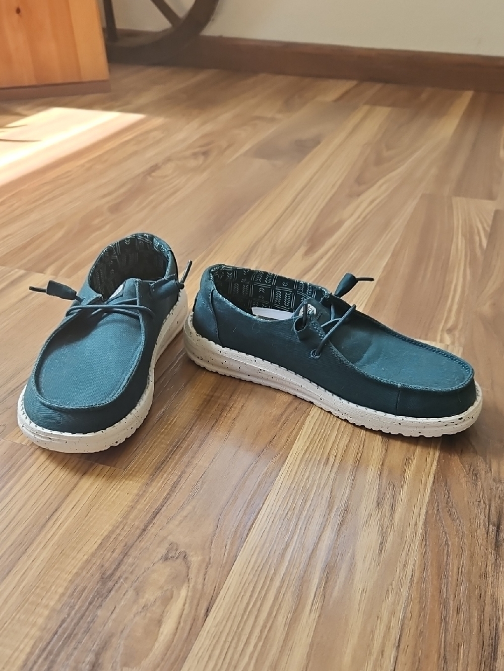 Hey Dude Wendy Stretch Canvas Deep Teal